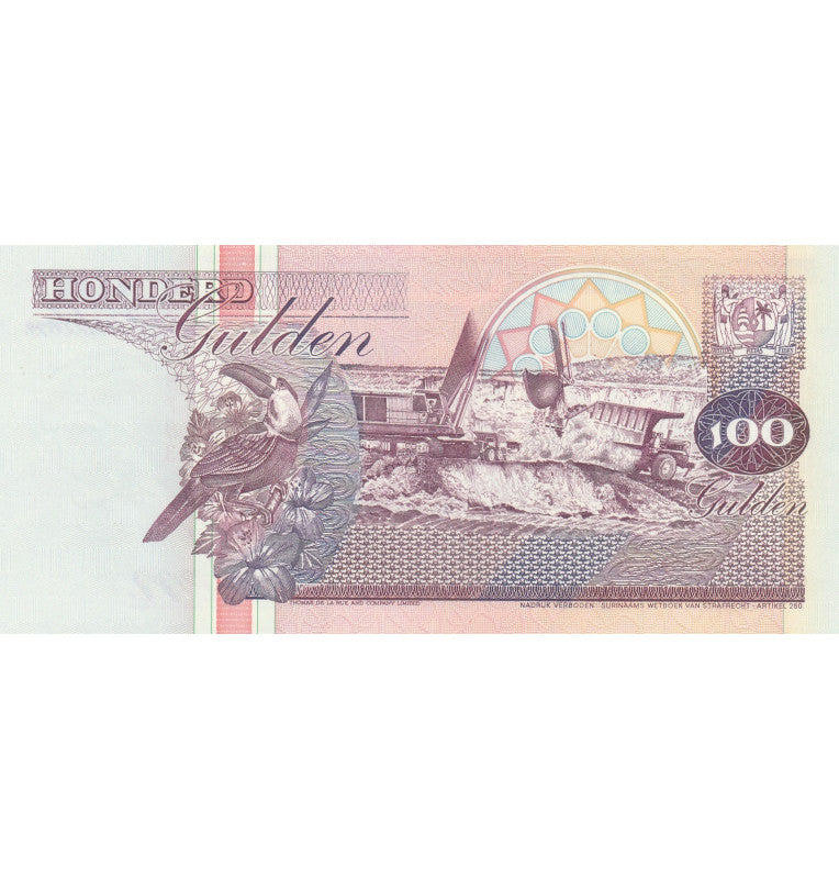 Surinam 100 Gulden 1998 Pick 139b
